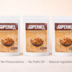 Supermee Natural Makhana Crisps – Pack of 3